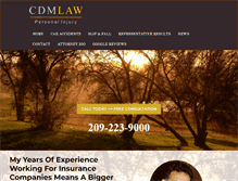 Tablet Screenshot of cdmlaw.net